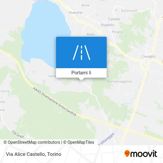 Mappa Via Alice Castello