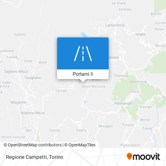 Mappa Regione Campetti