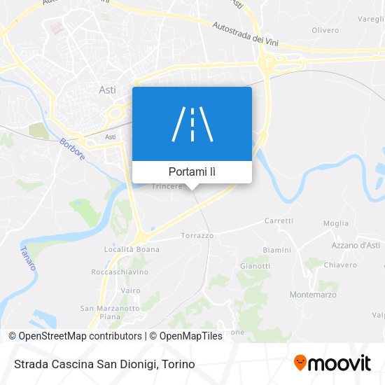 Mappa Strada Cascina San Dionigi