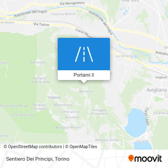 Mappa Sentiero Dei Principi