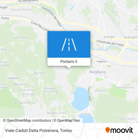 Mappa Viale Caduti Della Polveriera