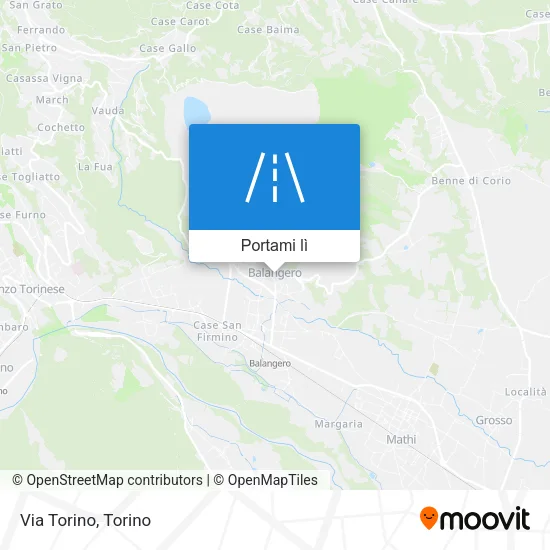 Mappa Via Torino