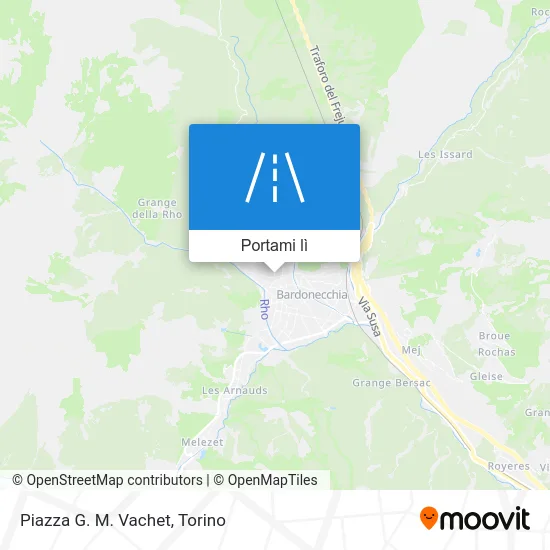 Mappa Piazza G. M. Vachet