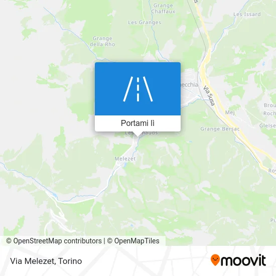 Mappa Via Melezet