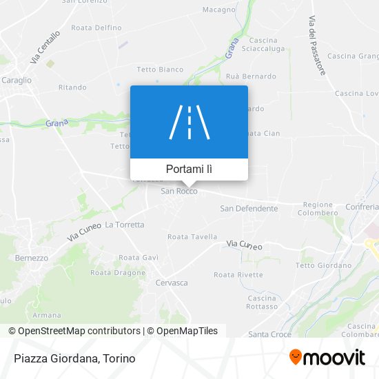 Mappa Piazza Giordana