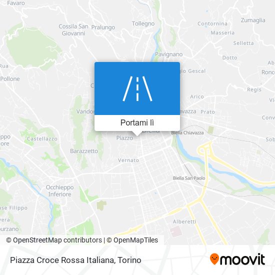 Mappa Piazza Croce Rossa Italiana