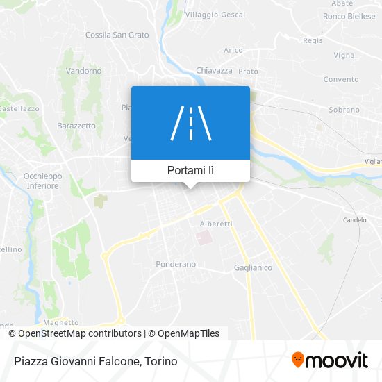 Mappa Piazza Giovanni Falcone