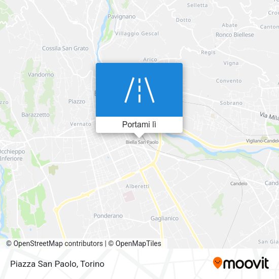 Mappa Piazza San Paolo