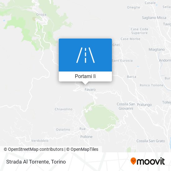 Mappa Strada Al Torrente