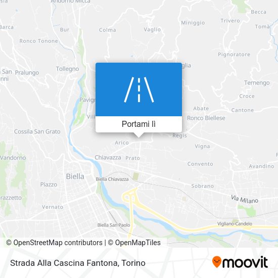 Mappa Strada Alla Cascina Fantona