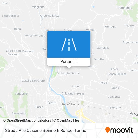 Mappa Strada Alle Cascine Bonino E Ronco