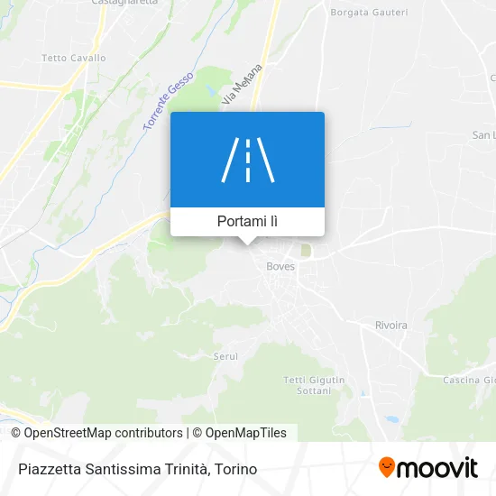 Mappa Piazzetta Santissima Trinità