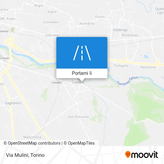 Mappa Via Mulini