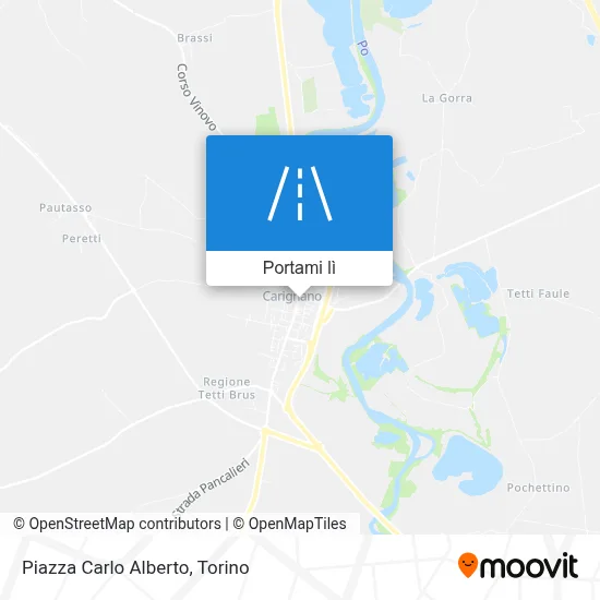 Mappa Piazza Carlo Alberto