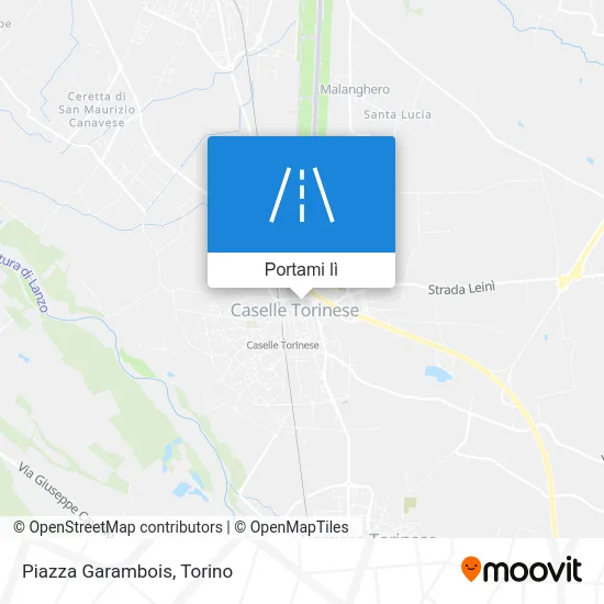 Mappa Piazza Garambois