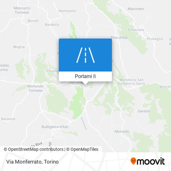 Mappa Via Monferrato