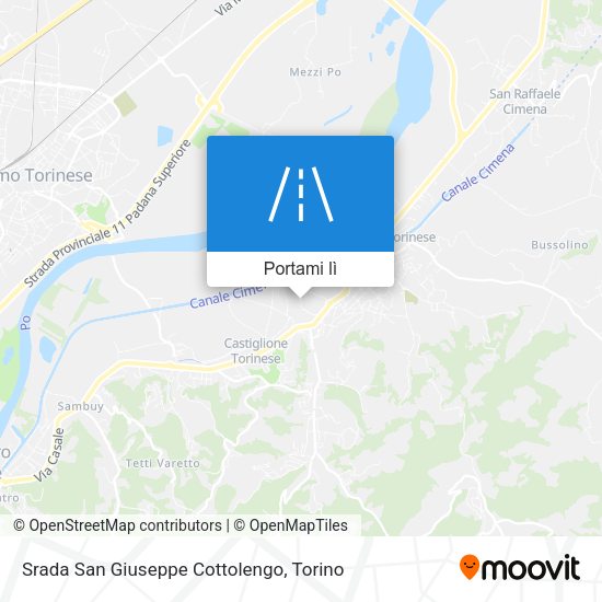 Mappa Srada San Giuseppe Cottolengo