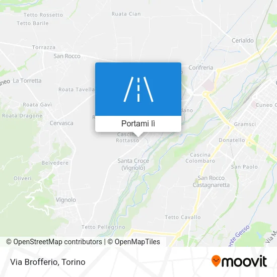 Mappa Via Brofferio