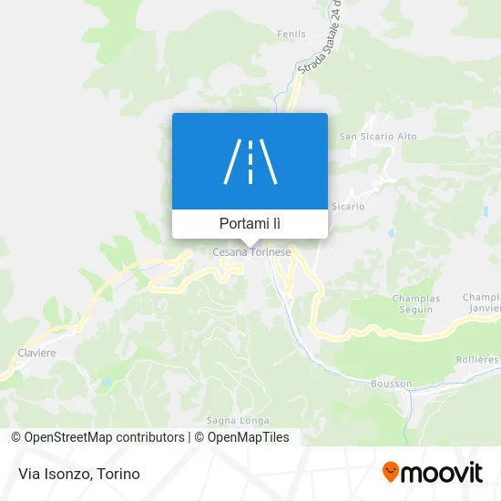 Mappa Via Isonzo