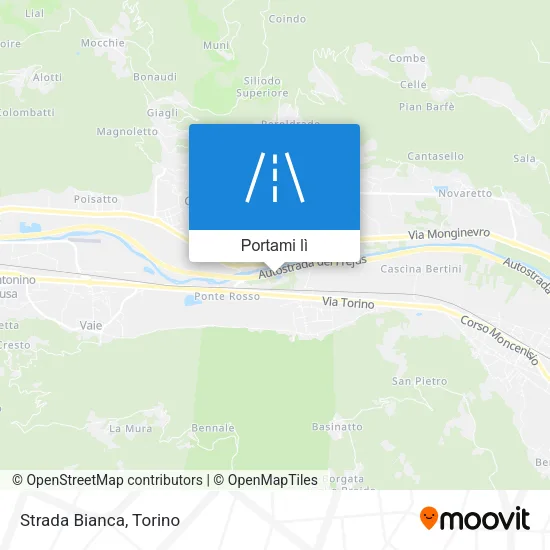 Mappa Strada Bianca