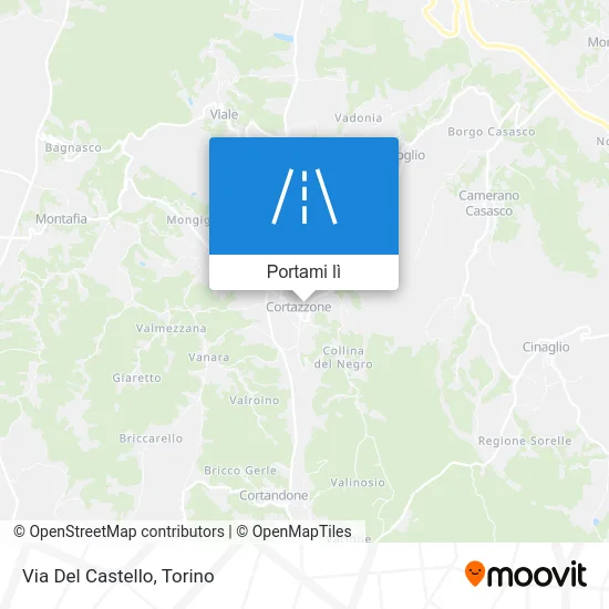 Mappa Via Del Castello