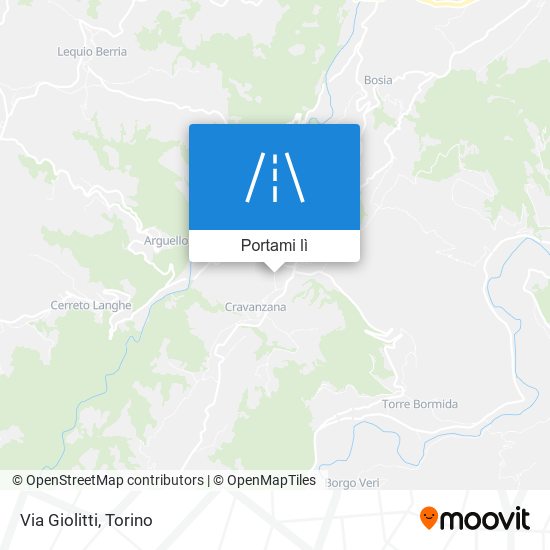 Mappa Via Giolitti