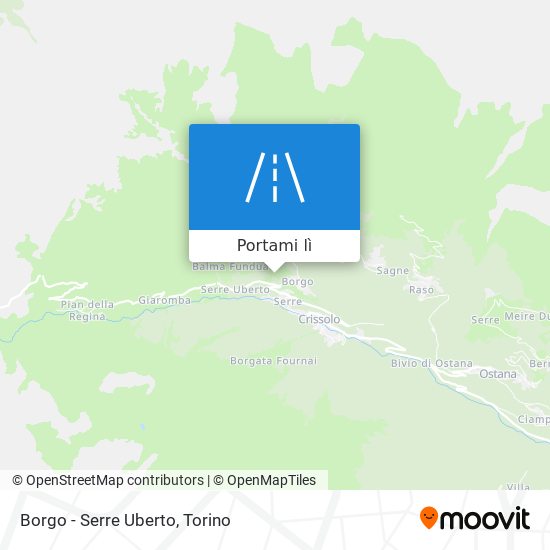 Mappa Borgo - Serre Uberto