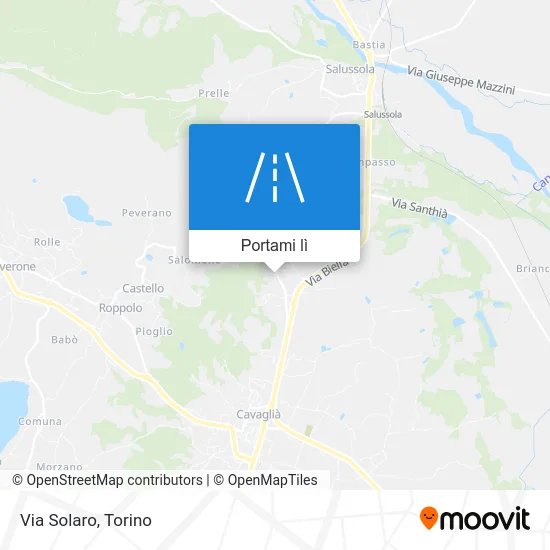 Mappa Via Solaro