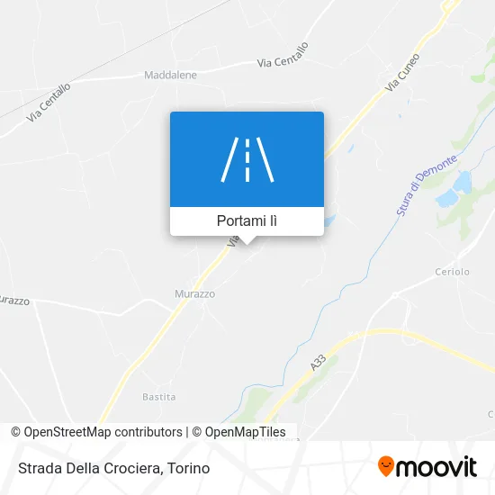 Mappa Strada Della Crociera