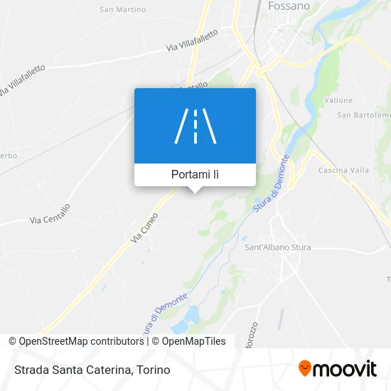 Mappa Strada Santa Caterina