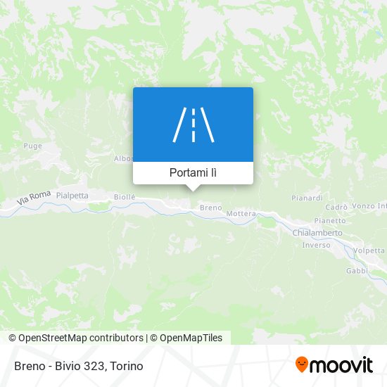 Mappa Breno - Bivio 323