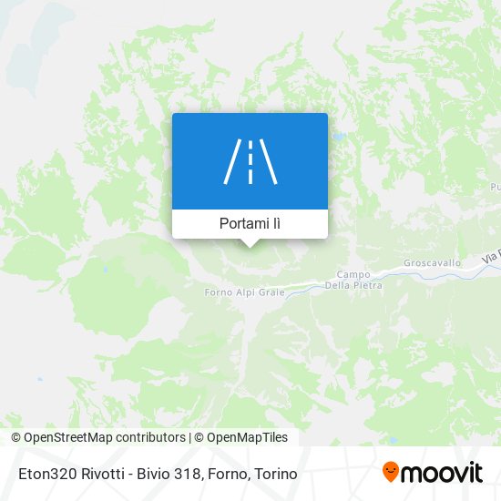 Mappa Eton320 Rivotti - Bivio 318, Forno
