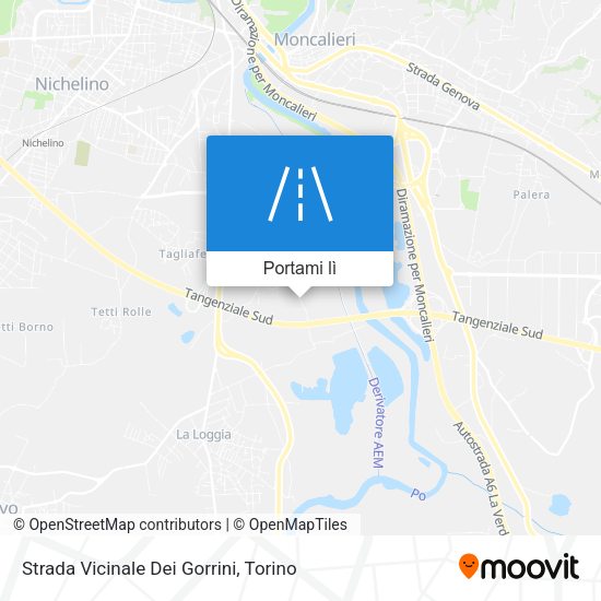Mappa Strada Vicinale Dei Gorrini