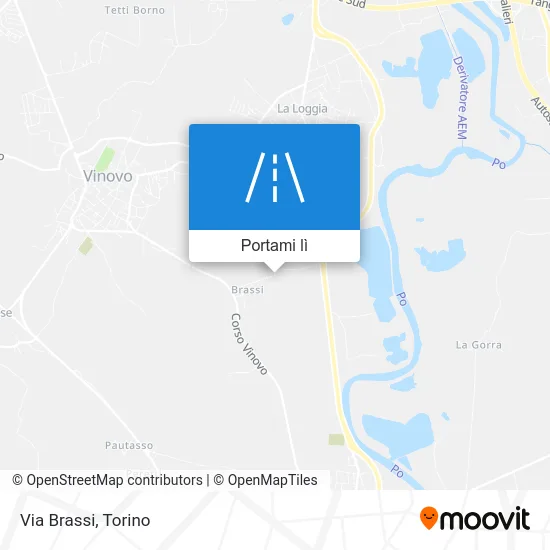 Mappa Via Brassi