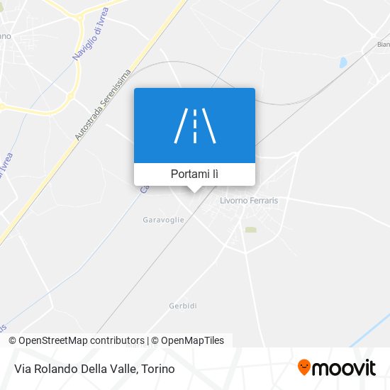 Mappa Via Rolando Della Valle