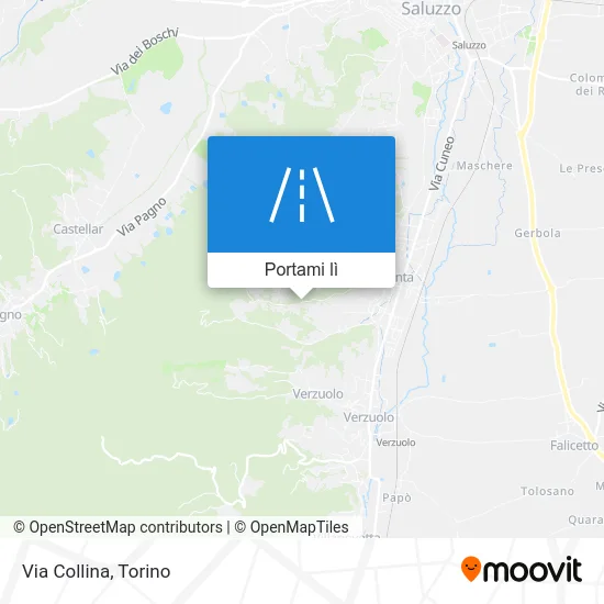 Mappa Via Collina