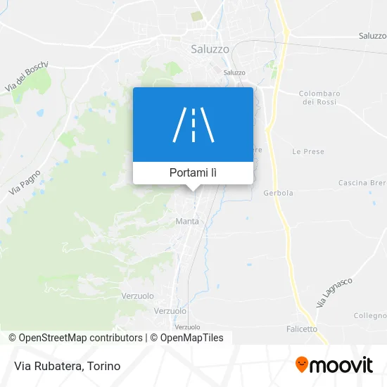 Mappa Via Rubatera