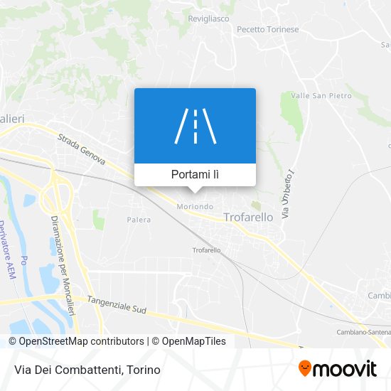 Mappa Via Dei Combattenti