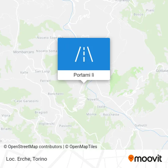 Mappa Loc. Erche