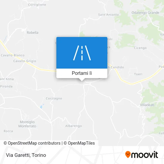 Mappa Via Garetti