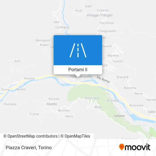 Mappa Piazza Craveri