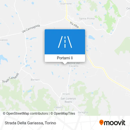 Mappa Strada Della Gariassa