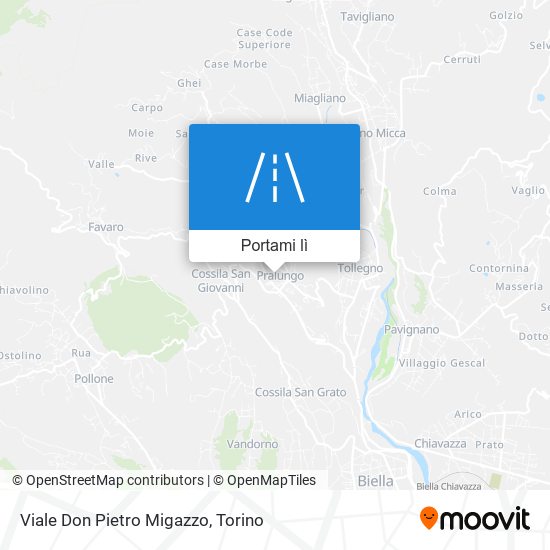 Mappa Viale Don Pietro Migazzo