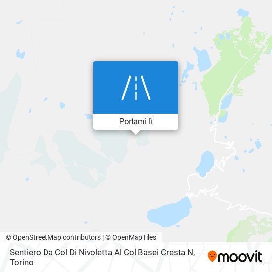 Mappa Sentiero Da Col Di Nivoletta Al Col Basei Cresta N