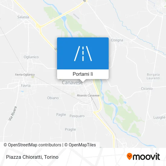 Mappa Piazza Chioratti