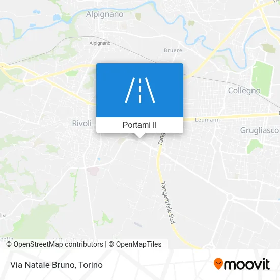 Mappa Via Natale Bruno