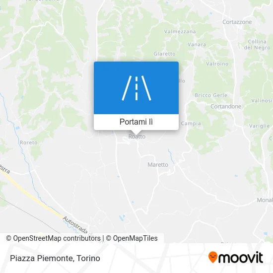 Mappa Piazza Piemonte