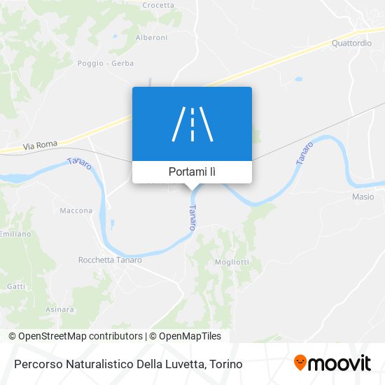 Mappa Percorso Naturalistico Della Luvetta