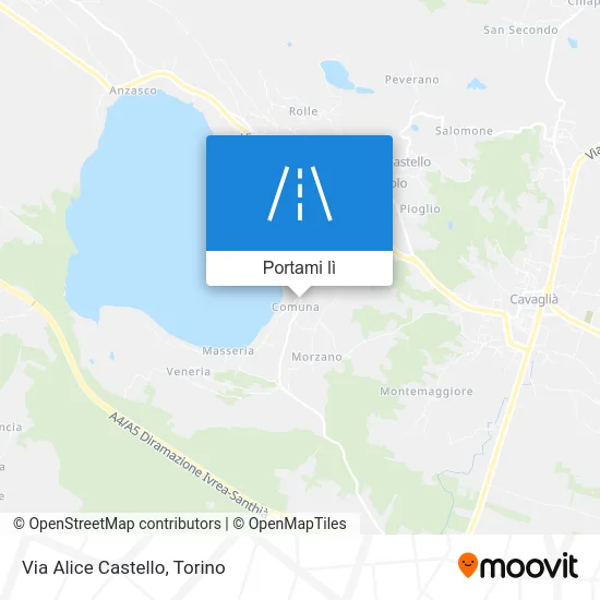 Mappa Via Alice Castello