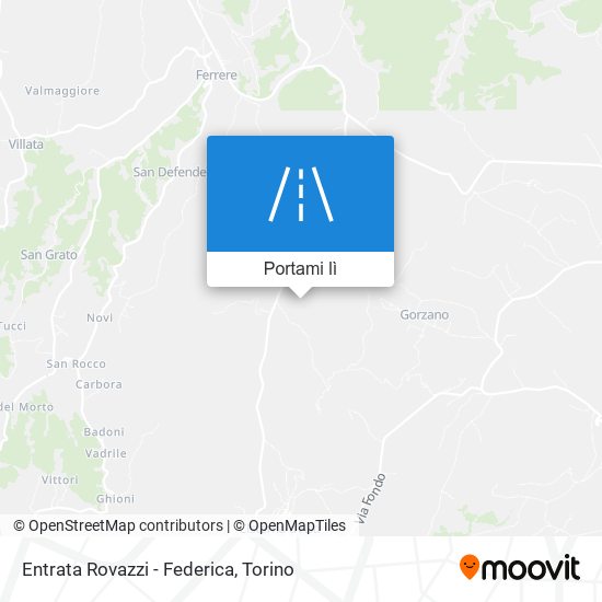 Mappa Entrata Rovazzi - Federica